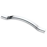 Cumpara ieftin Maner pentru mobila, din metal, OZS-1222, lungime 197 mm, distanta gauri 160 mm, crom lucios