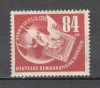 D.D.R.1950 Expozitia filatelica DEBRIA SD.12, Nestampilat