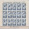 ROMANIA 1947 LP 210 a CONFEDERATIA GENERALA A MUNCII C.G.M. POSTA AERIANA IN BLOC DE 15 TIMBRE MNH