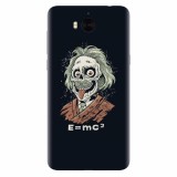 Husa silicon pentru Huawei Y6 2017, Albert Einstein Caricature