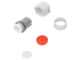 Comutator apăsare 22mm roșu