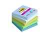 Notes adeziv Super Sticky 76 x 76 mm 90 file x 5 culori asortate Post-It 3M