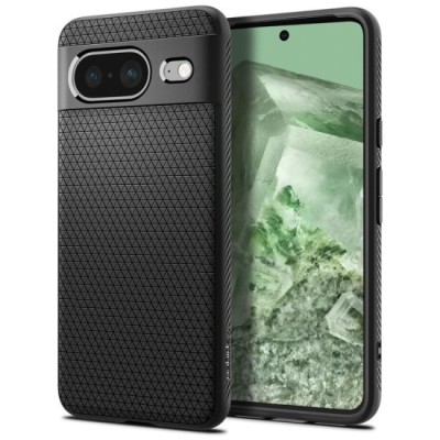 Husa pentru Google Pixel 8 - Spigen Liquid Air - Matte Black foto