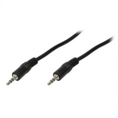 Cablu Logilink CA1052 Jack 3.5mm Male - Jack 3.5mm Male 5m negru foto