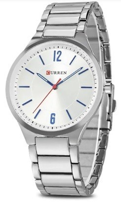 Ceas Barb?tesc Elegant Curren 8280 | Design Clasic cu Bratar? Metalic?