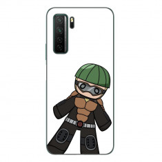 Husa compatibila cu Huawei P40 Lite 5G Silicon Gel Tpu Model One Punch Man Mumen Rider