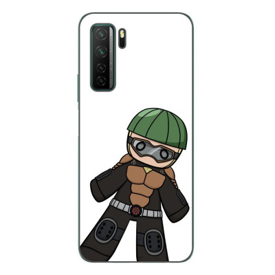 Husa compatibila cu Huawei P40 Lite 5G Silicon Gel Tpu Model One Punch Man Mumen Rider foto