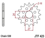 Pinion transmisie fata JT Sprockets JTF423, 17 dinti