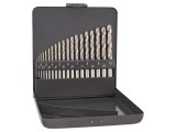 Set de burghie pentru metal - cutie metalică 19 buc.