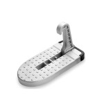 Suport pliabil multifunctional pentru usa masina, pedala acces acoperis, ciocan siguranta, aluminiu, universal, gri