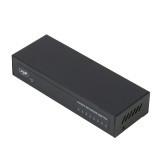 Switch retea PNI SW08, 8 porturi 10/100 Mbps, carcasa metalica, Plug &amp; Play, silentios (fara ventilator)
