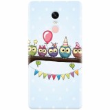 Husa silicon pentru Xiaomi Remdi Note 4X, Party Birds