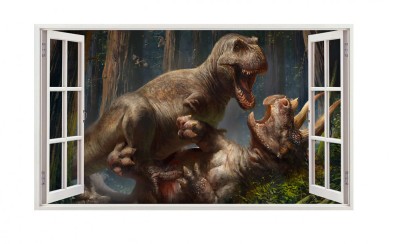Sticker decorativ cu Dinozauri, 85 cm, 4308ST foto