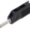 Conector banană 4mm 30A negru 2,5mm2