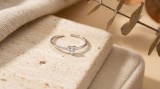 Cumpara ieftin Inel Reglabil din Argint 925 cu Inima din Zirconiu , Delicatete Minimalista si Stralucire Fina