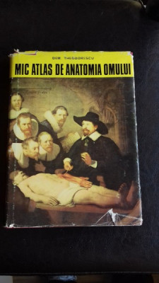 Mic atlas de anatomia omului Dem. Theodorescu foto