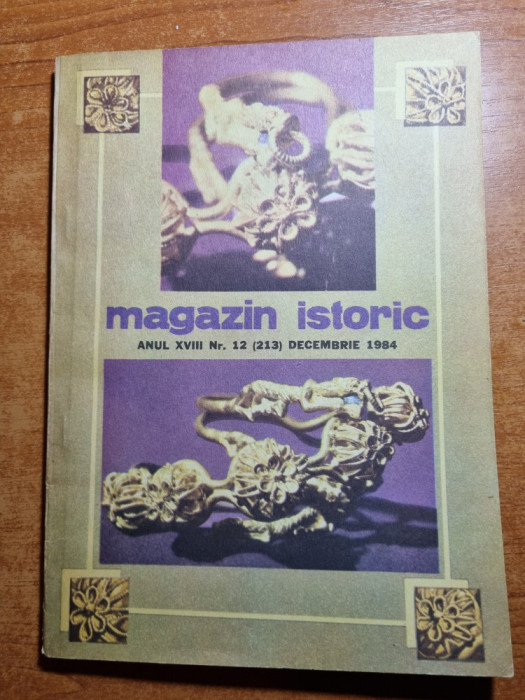 Revista Magazin Istoric - decembrie 1984