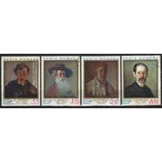 Romania 1972 - pictori, serie stampilata