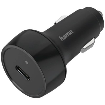 Adaptor incarcare auto USB Hama Auto Qualcomm, PD 18W, 12-24V, Negru foto