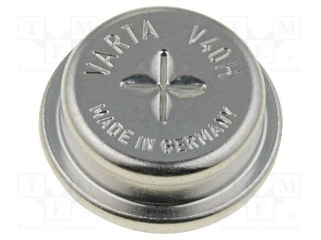 Acumul: Ni-MH monedă,V40H 1,2V 40mAh &Oslash;11,3x5,2mm
