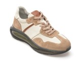 Pantofi BRAVELLI albi, 54207, din piele naturala