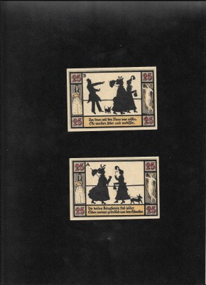 Set Notgeld 2 x 25 pf Apolda foto
