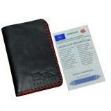 Cumpara ieftin Portofel, din piele naturala, Jack L, Negru antichizat, Elyk Creation