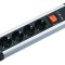 Prelungitor bachmann 4 prize 2m tip schuko culoare neagra