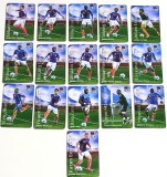 Lot 16 magneti frigider-fotbal - jucatori Nationala de Fotbal a FRANTEI