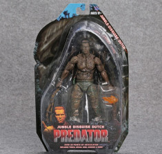 Figurina Arnold Schwarzenegger Predator 18 cm NECA Jungle Dutch foto