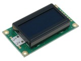 'Afişaj LCD Alfanumeric 8x2 LED Negru'