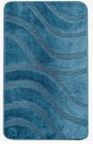 Set 2 Covorase Baie,Antiderapante, Symphony 2595, Blue - 50x80 cm