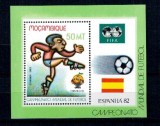 Mozambic 1982 - CM fotbal Spania, colita neuzata