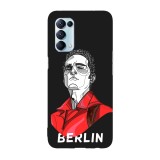 Husa compatibila cu Oppo A54 5G, Viceversa, model Berlin Casa del Papel, Silicon, TPU, Transparent, Carcasa