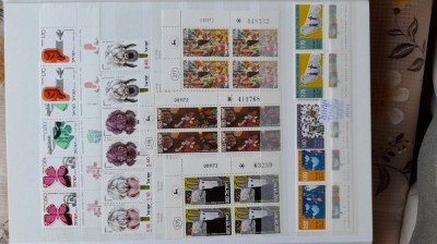 1973-1978-Izrael-4 seturi compl.Bl4+per.-MNH foto