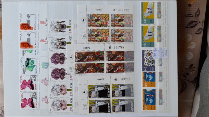 1973-1978-Izrael-4 seturi compl.Bl4+per.-MNH