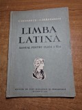 manual de limba latina - pentru clasa a 11-a - din anul 1959