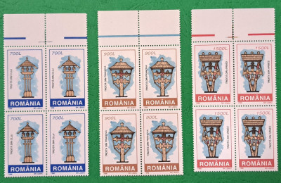 TIMBRE ROMANIA MNH -LP1451/1998 -TROIȚE -Bloc de 4 timbre foto