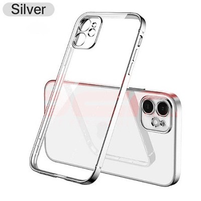 Toc TPU Plating Frame Apple iPhone 13 Pro Max Silver foto
