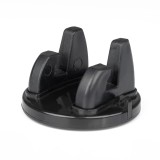 Suport auto pentru telefon Amio Hold-15, suprafata silicon, rotatie 360, fixare banda dubla adeziva