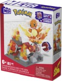 POKEMON MEGA SET DE CONSTRUCTIE ROATA DE FOC A LUI CHARMANDER, Mattel