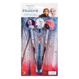 Creioane cu Radieră Disney Frozen 2, Set 3 Bucăți, Multicolor, Oem