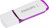 Stick USB Philips USB 2.0, 64GB Snow Edition (Alb/Mov)