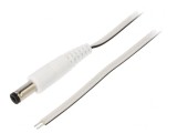 Cablu Alimentare DC Alb 1,5m 5,5/2,1mm