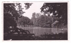 CRAIOVA-PARCUL BIBESCU-CARTE POSTALA ANII 40 foto