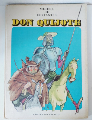 DON QUIJOTE, MIGUEL DE CERVANTES -Ed. Ion Creanga 1986, cartonata foto