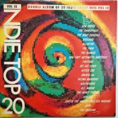 Various &lrm;&ndash; Indie Top 20 Volume IX _ NM / NM dublu vinil, 2 x LP, discuri muzica indie rock _ Beechwood, UK, 1990