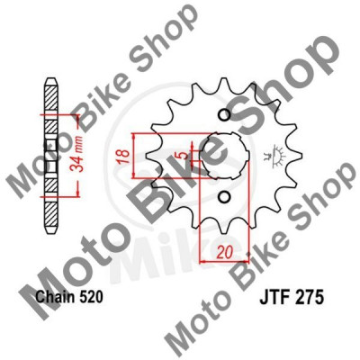 MBS RITZEL 15Z TEILUNG 520, GROBVERZ 6 INNEND 18/20, Cod Produs: 7260089MA foto