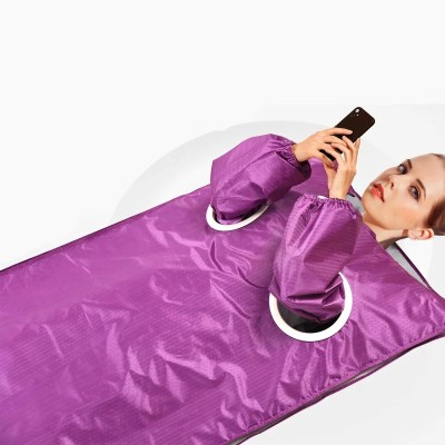 Termocuverta cu doua zone infrarosu maneci telecomanda Alhena Store&amp;amp;reg; XC-RZT02 mov foto