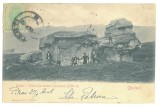 2175 - BUSTENI, Prahova, BABELE, Caraiman Mountain, Litho, Romania - old postcard - used - 1902